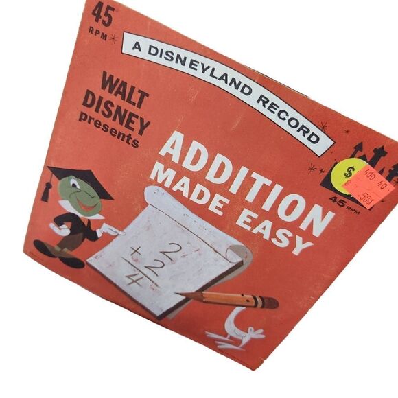 Vintage Record Tune Tote Full of 45s Disney Decca Kids Music - Picture 6 of 8